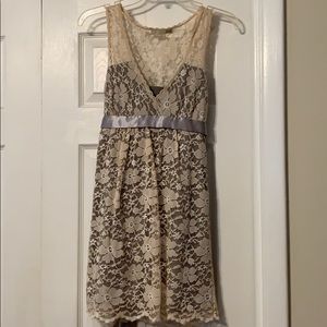Lace skater dress